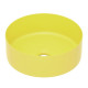 IMPRESE Умывальник накладной 35,8*35,8*13,7см круглый, matt yellow, (i11102MY)