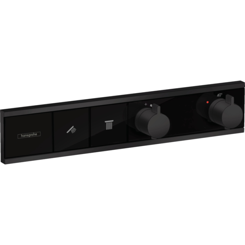 Hansgrohe RAINSELECT термостат на 2х споживачiв, СМ, колiр чорний матовий, (15380670)