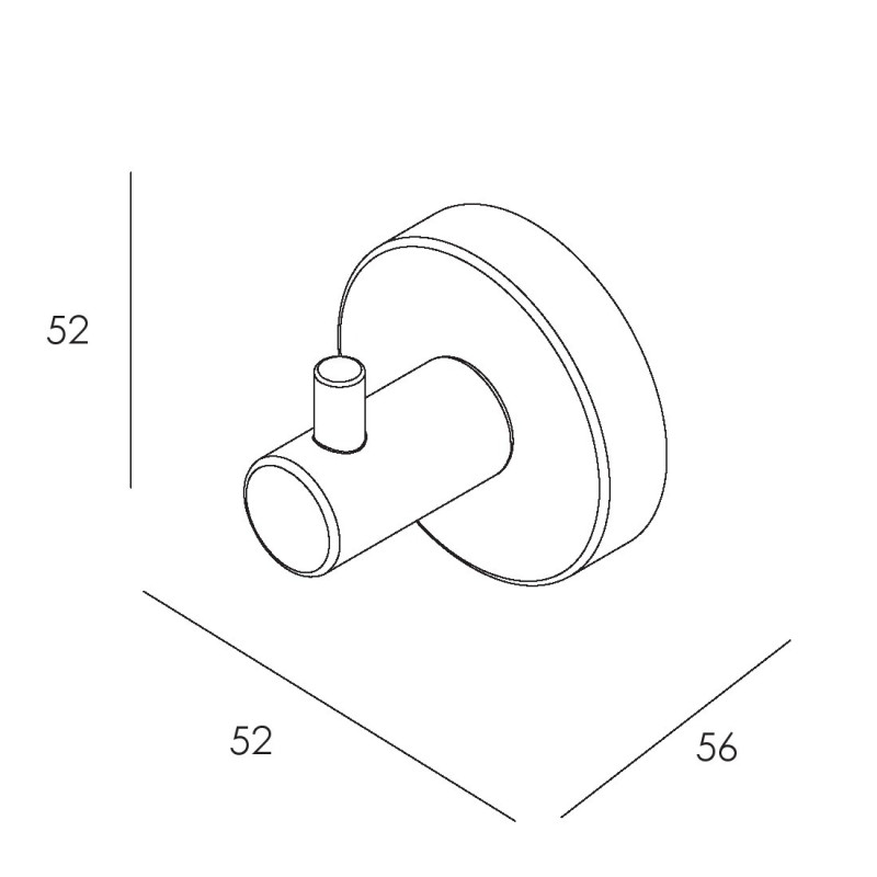 IMPRESE SKALA гачок, хром, (101275)