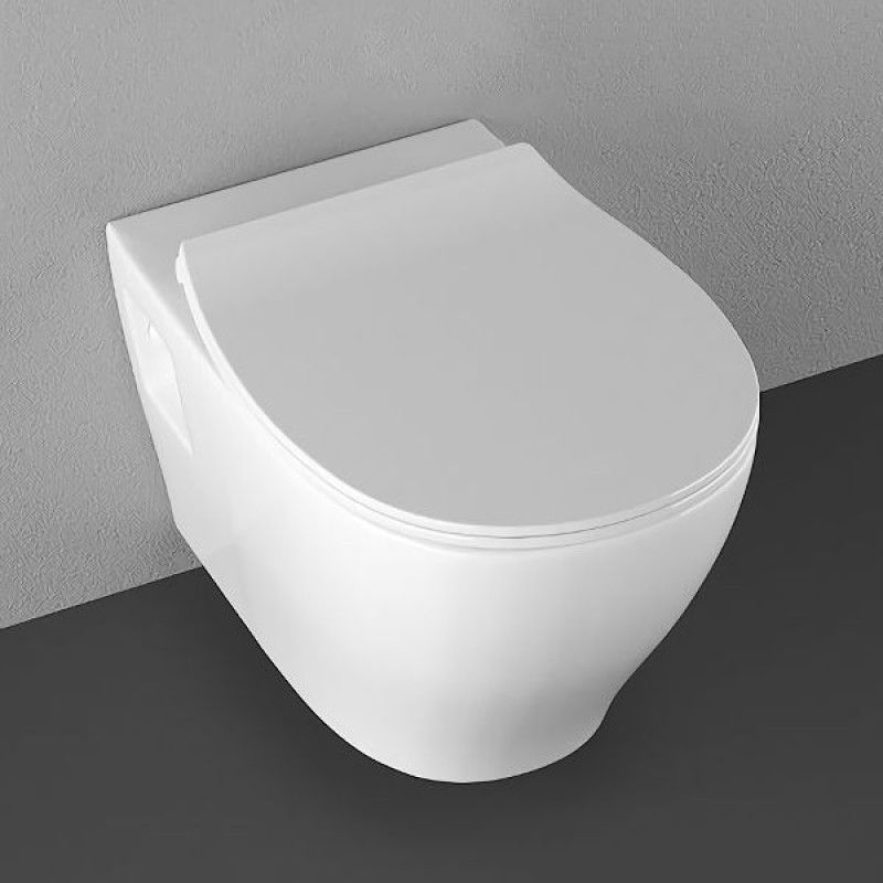 IMPRESE ALBA унiтаз пiдвiсний 52,5*36*40см з твердим сидiнням slow-closing, (i11201)