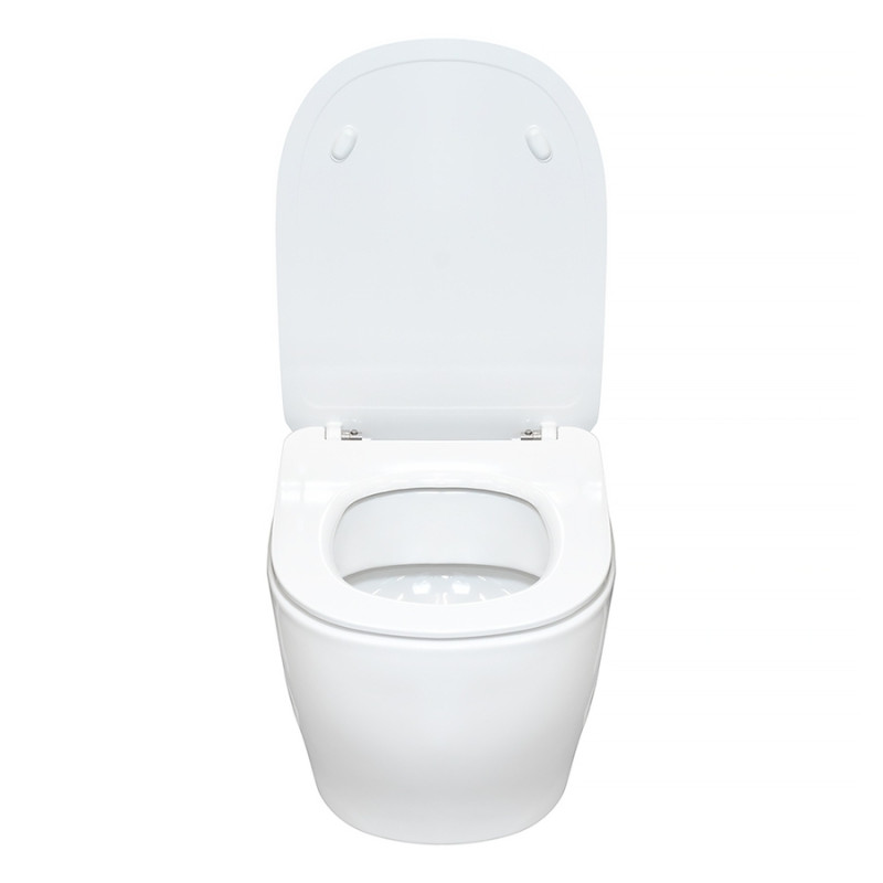 IMPRESE ALBA унiтаз пiдвiсний 52,5*36*40см з твердим сидiнням slow-closing, (i11201)