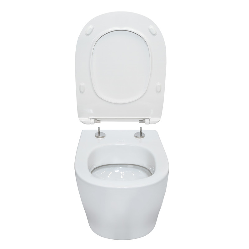 IMPRESE ALBA унiтаз пiдвiсний 52,5*36*40см з твердим сидiнням slow-closing, (i11201)