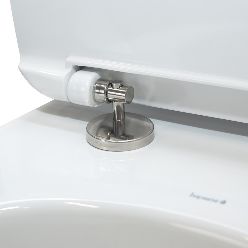 IMPRESE ALBA унiтаз пiдвiсний 52,5*36*40см з твердим сидiнням slow-closing, (i11201)