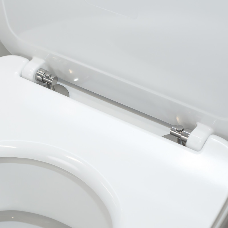 IMPRESE ALBA унiтаз пiдвiсний 52,5*36*40см з твердим сидiнням slow-closing, (i11201)