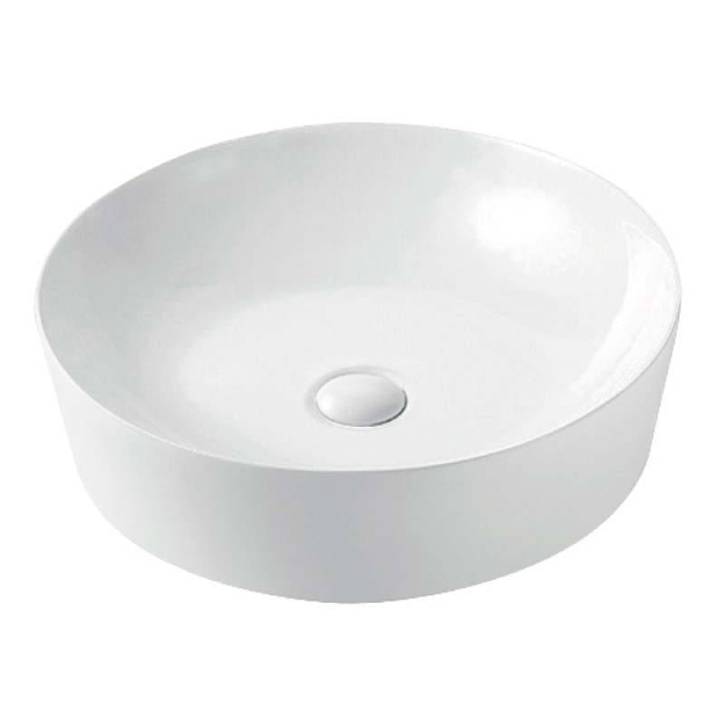 IMPRESE умивальник накладний 48*48*13 см круглий, (i11206)