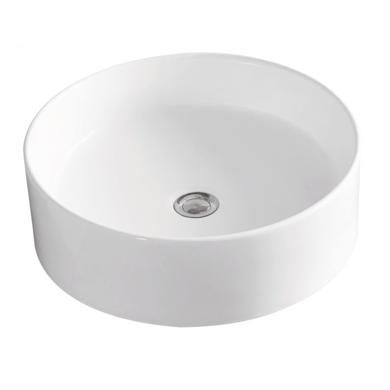 IMPRESE умивальник накладний 47*47*16,5 см круглий, (i11069)