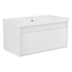 IMPRESE LABE комплект меблів 80см, білий: тумба підвісна, 1 ящик + умивальник накладний артi110302, (f3214W)