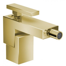 Axor EDGE змiшувач для бiде, зi зливним гарнiтуром push-open, полiроване золото, (46210990)