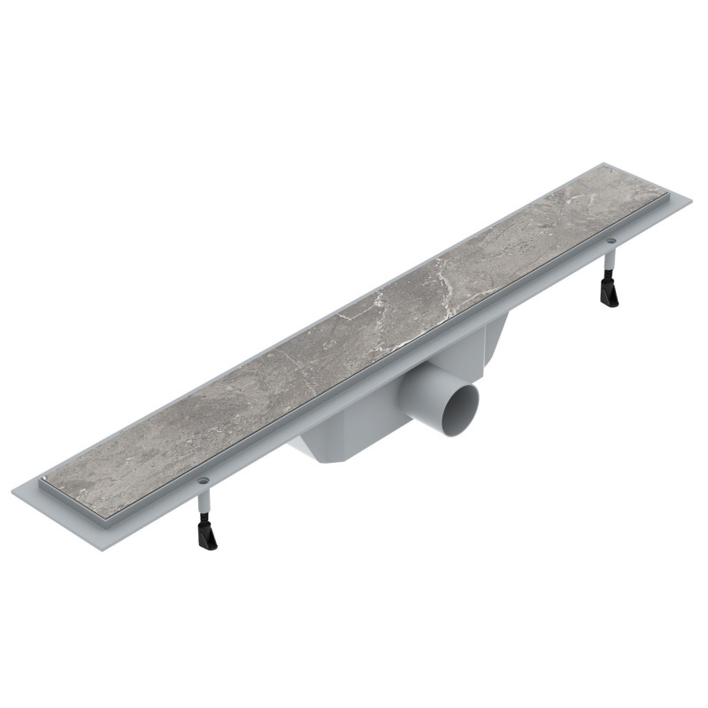 IMPRESE Трап водовідвідний лінійний з решіткою під плитку 700мм, (d44700T)