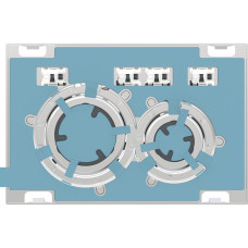 Geberit SIGMA50 ROUND змивна клавіша для подвійного змиву,хромований/за специфікацією замовника, (115.884.00.1)