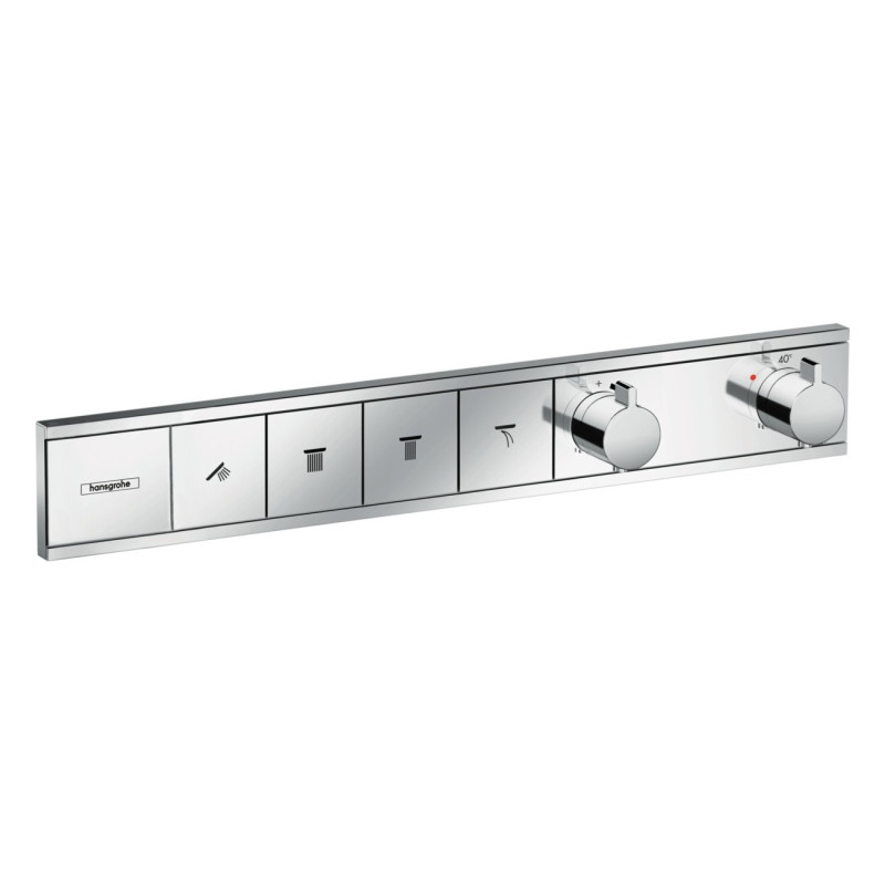 Hansgrohe RainSelect Термостат для 4х споживачiв прихованого монтажу, хром, (15382000)
