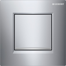 Geberit TYPE20 SQUARE система керування пісуаром із пневматичним запуском змивання, змивна клавіша типу 20,глянцевий хром /матовий хром, (116.017.KH.1)