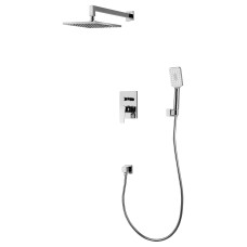 IMPRESE VALTICE комплект для ванни/душа (змішув.з перемикач., верхн. душ, ручній душ, шланг, шланг.під`єднання, (VR-50320)