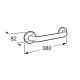 ROCA ACCESS COMFORT поручень металевий, довжина 300мм, хром, (A816926001)