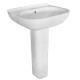 IMPRESE LASKA умывальник 55*46,5*85см с пьедесталом, (i1108)
