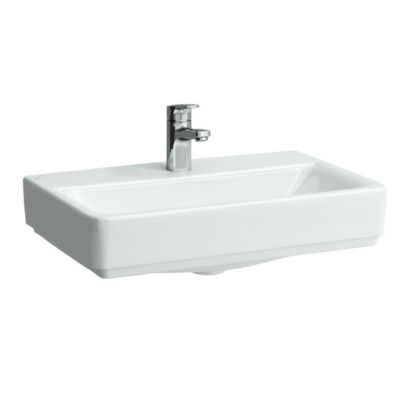 Laufen PRO S Compact умивальник 55*38см, без отвору пiд змiшувач, без отв. переливу, з покриттям LCC, (H8179584001561)