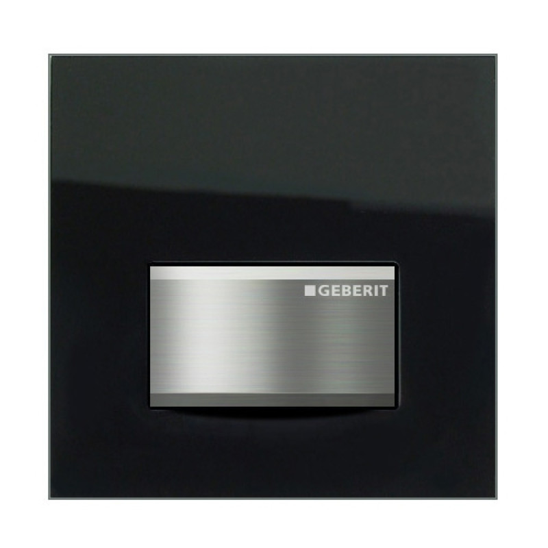 Geberit HYTOUCH SQUARE система пневматичного керування змиванням пісуара, змивна клавіша типу 50, чорний, (116.016.DW.5)