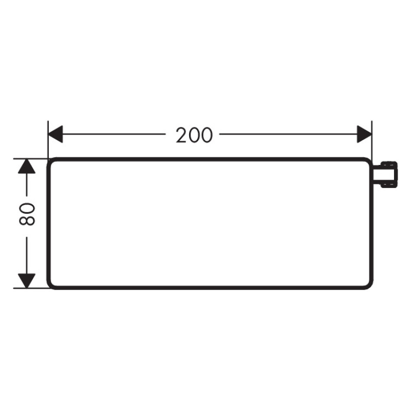 Hansgrohe Casetta’E Мильниця для душового набору Raindance Select S, хром, (26511000)