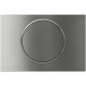 Geberit SIGMA10 ROUND змивна клавіша, для змивання/ зупинки змивання, матовий, легко чиститься/декоративне кільце поліроване, (115.758.SN.5)