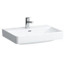 Laufen PRO S умивальник 65*46,5см, з вiдшлiф. нижньою поверхнею, з 1м отв. пiд змiшувач посерединi, (H8169644001041)