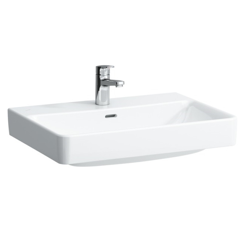 Laufen PRO S умивальник 65*46,5см, з вiдшлiф. нижньою поверхнею, з 1м отв. пiд змiшувач посерединi, (H8169644001041)