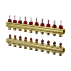 Колектор FHF 10+10, з витратомірами (088U0530)