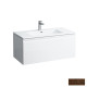 Laufen PRO S тумба 100*50см, з раковиною, з 1м отв. пiд змiшувач посерединi, з висувн. ящ., з внутр. висвун. ящ., колiр венге, (H8609664231041)