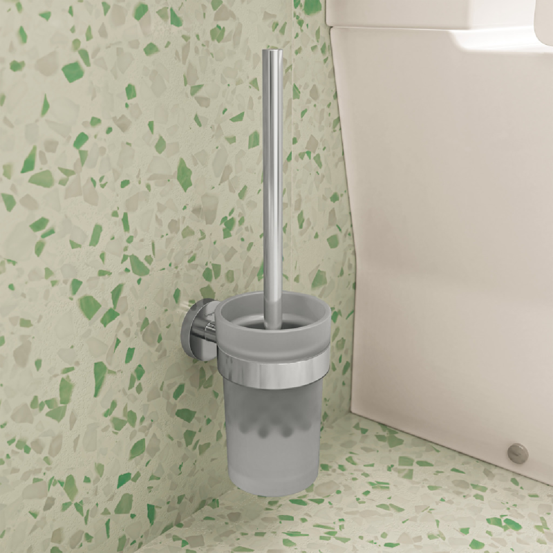 Hansgrohe Logis Туалетная щетка с тумблером, настенная, хром, (41722000)