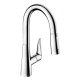 Hansgrohe Talis S Смеситель для кухни 160, однорычажный, с выдвижным душем, хром, (72815000)