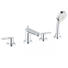 Grohe BauLoop Змішувач двовентильний на борт ванни з душем, хром, (2511900A)