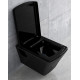 VOLLE TEO black унитаз 53*35,5*40см подвесной в комплекте с сиденьем slow-closing, (13-88-422black)