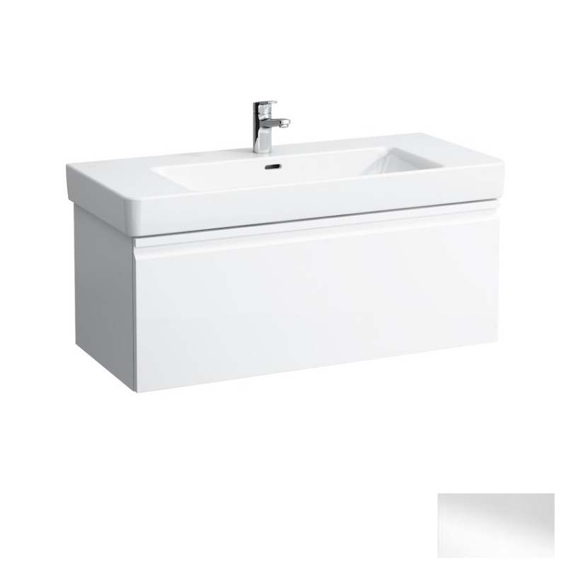 Laufen PRO S тумба 1010*450*390мм для раковини 8.1096.7, з 1м висувним ящ., колiрбiлий глянець, (H4835510964751)