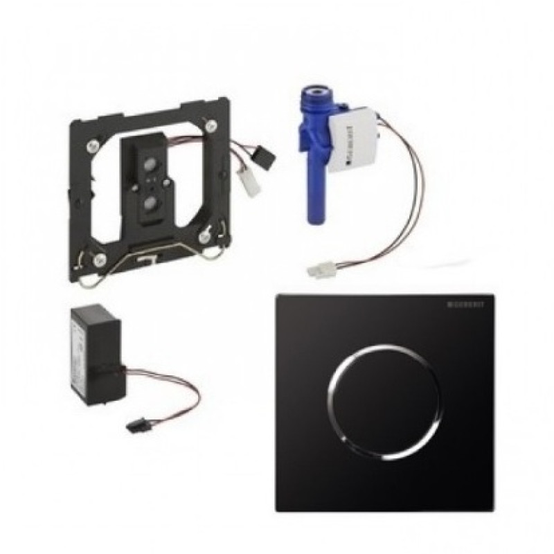 Geberit HyTronic ІЧ привід змиву для пісуара, 230B, Sigma10, чорний/хром глянець/чорний, (116.025.KM.1)