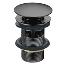 IMPRESE GRAFIKY донний клапан click-clack з переливом, чорний нікель, (ZMK041807500)