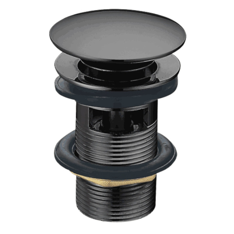 IMPRESE GRAFIKY донний клапан click-clack з переливом, чорний нікель, (ZMK041807500)