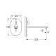 Grohe Eurosmart Cosmopolitan E Смеситель для раковины, инфракрасный, со смешиванием, (36376000)