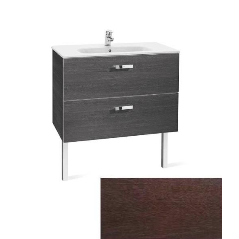 ROCA VICTORIA BASIC тумба з умивальником 100см, колiр кедр, (A855851423)