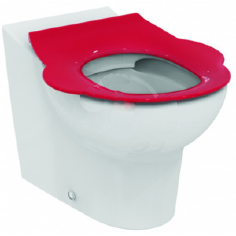 Laufen FLORAKIDS сидiння для унiтазу, ергономiчне, колiр червоний, без кришки, (H8910320610001)