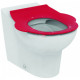 Laufen FLORAKIDS сидiння для унiтазу, ергономiчне, колiр червоний, без кришки, (H8910320610001)
