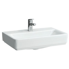 Laufen PRO S Compact умивальник 55*38см, з 1м отв. пiд змiшувач, без отв. переливу, вiдшлiфована нижня поверхня, монт. зверху, (H8179580001561)