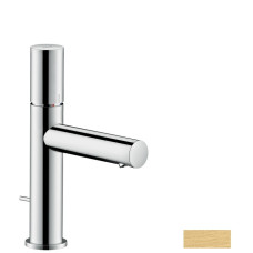 Axor Uno Змішувач для раковини 110, одноважiльний, з рукояткою zero, із зливним гарнітуром, brushed gold-optic, (45001250)