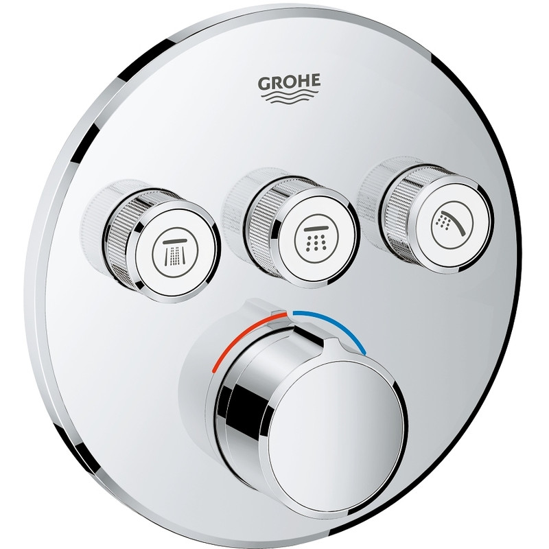 Grohe SmartControl Смеситель для душа, наружная часть, на 3 выхода, (29146000)