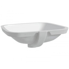 Laufen PRO умивальник 49*36см, вбуд. знизу, без отв. пiд змiшувач, з вiдшлiфованною нижньою поверхнею, з отв. переливу, (H8119614001091)