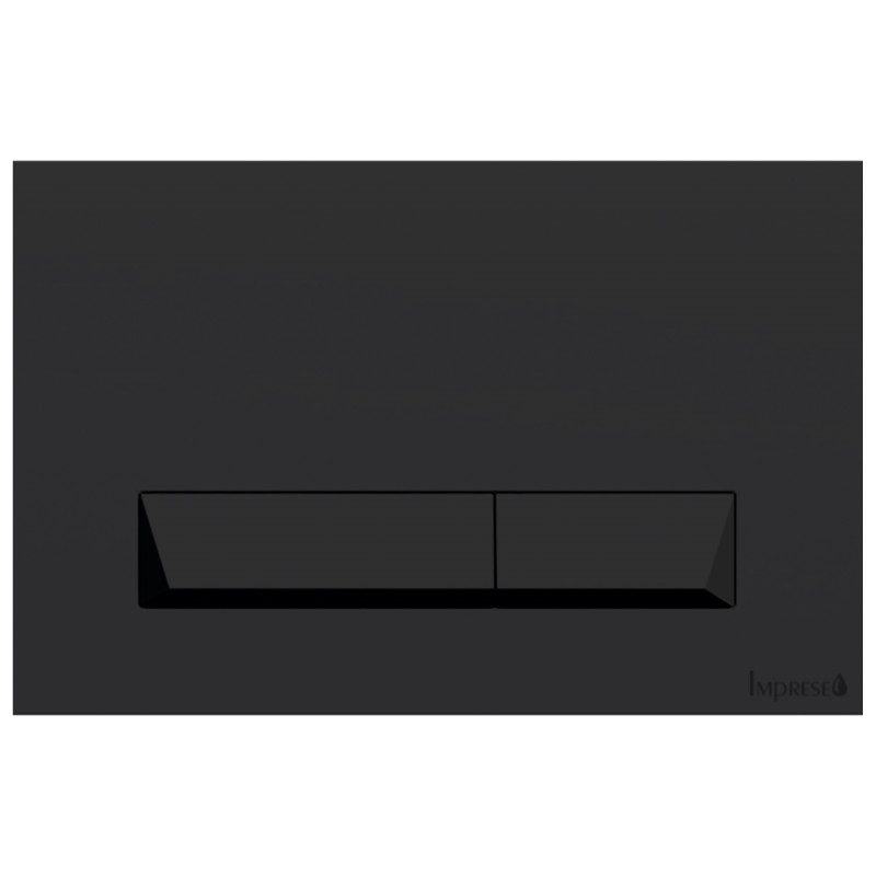 IMPRESE PAN Laska Black Soft Touch клавиша смыва, (i8040B)
