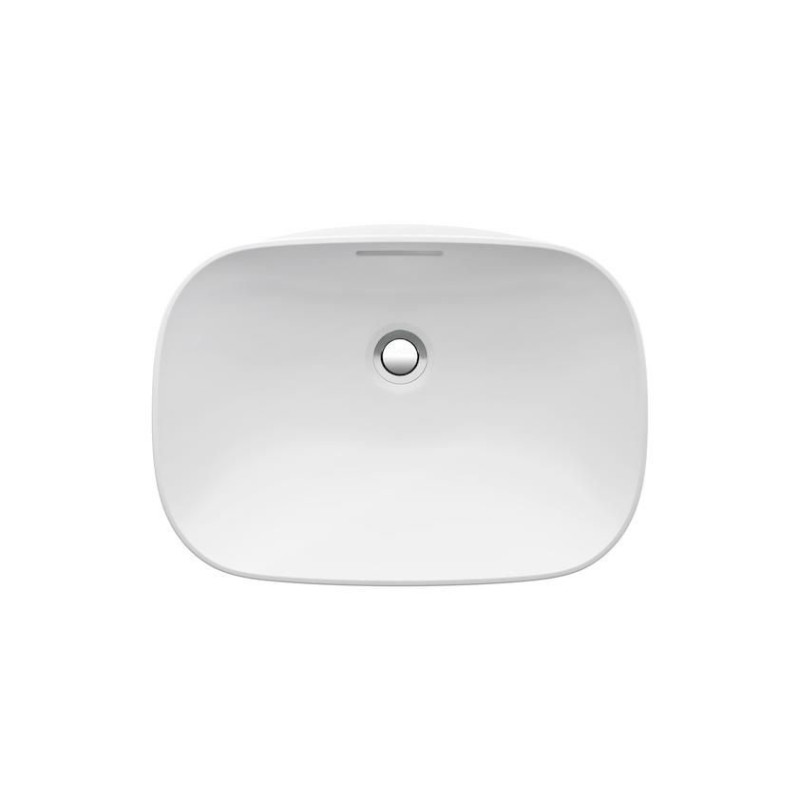 Laufen INO умивальник 50см, напiввбудований, без отв. пiд змiшувач, без отв. переливу, (H8173020001121)