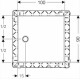Geberit Поверхня для душової зони Setaplano: 90х100 см, (154.271.11.1)
