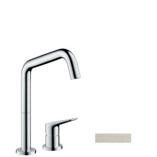 Axor Citterio M Змішувач для кухні одноважiльний на 2 отвори, колір під сталь, (34820800)