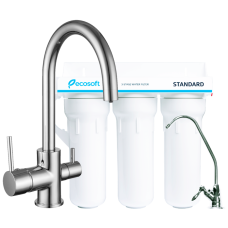 IMPRESE Комплект: DAICY-U змішувач для кухні, Ecosoft Standart система очищення води 3х ступінчаста, (55009-U+FMV3ECOSTD)