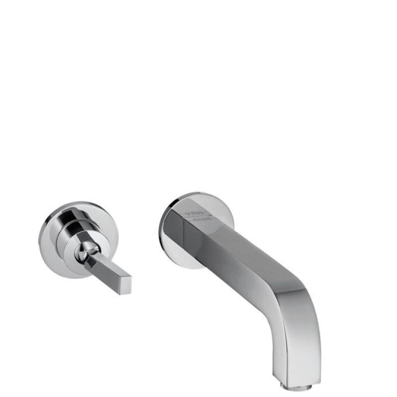 Axor Citterio Смеситель для раковины, однорычажный, настенный скрытый монтаж, матовый хром, (39116260)