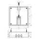 Hansgrohe Скрытая часть для монтажа верхнего душа Raindance E 400 x 400 мм Air 1jet, (26254180)